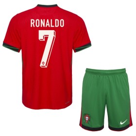 Camisetas Portugal Ronaldo 7 Primera Euro 2024 - Niño (+ Pantalones)